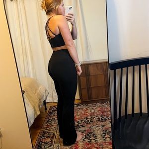 Black Butter Soft Flare Leggings